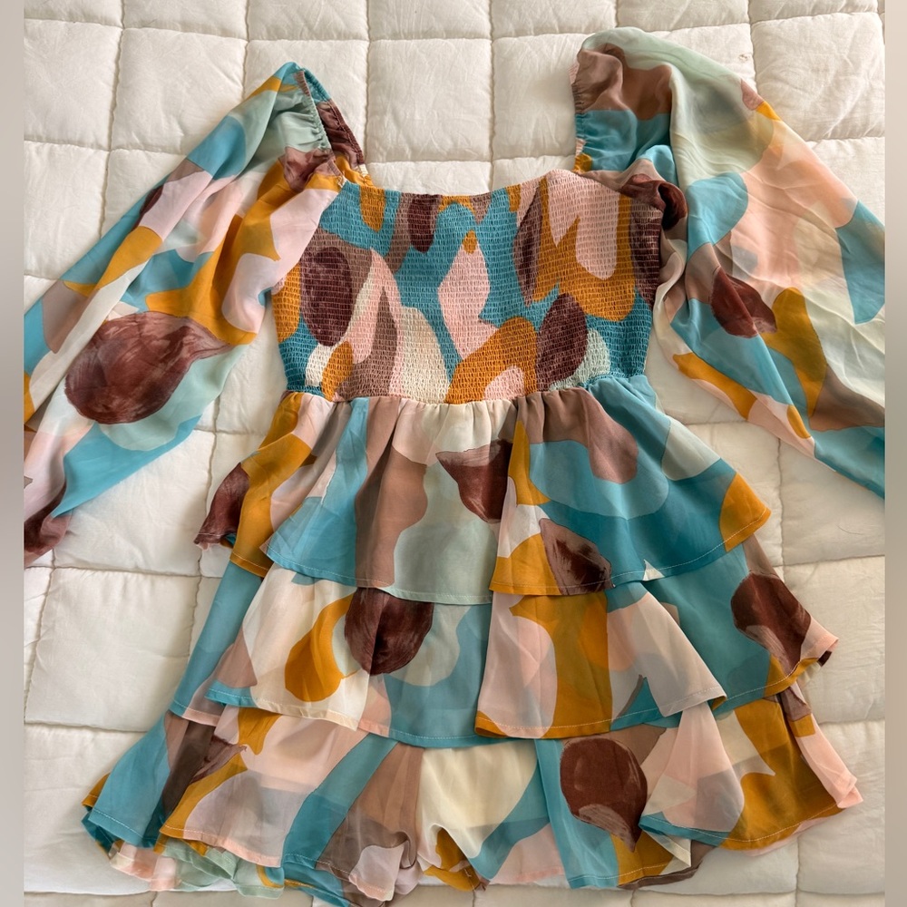 Entro Multicolor Layered Women’s Romper